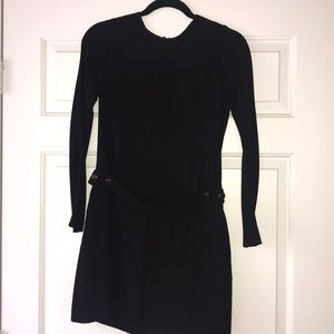 Black shift dress